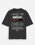 Red Bull RB16B Formula Racing Oversized T Shirt Motorsport Streetwear Graphic Tee