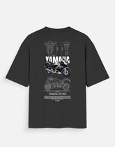 Yamaha YZF R15 Oversized T Shirt Racing Bike Graphic Streetwear Biker Tee