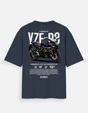 Yamaha YZF R3 Monster Energy Oversized T Shirt Racing Bike Graphic Streetwear Tee