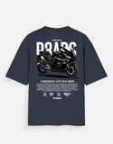 Yamaha YZF R3 ABS Oversized T Shirt Sports Bike Graphic Streetwear Motorcycle Tee