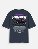 Yamaha R3 Phantom Oversized T Shirt Anime Racing Sports Bike Graphic Streetwear Tee