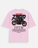 Kawasaki Z900 Red Edition Graphic Oversized T Shirt Premium Naked Superbike Streetwear Cotton Rider Tee