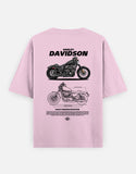 Harley Davidson Sportster Blueprint Graphic Oversized T Shirt Premium Cruiser Biker Streetwear Cotton Tee