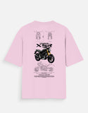 Yamaha XSR 155 Oversized T Shirt Retro Sports Bike Graphic Streetwear Motorcycle Tee