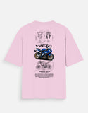 Yamaha YZF R1 Oversized T Shirt Superbike Graphic Streetwear Racing Motorcycle Tee