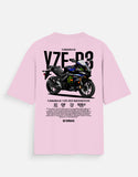 Yamaha YZF R3 Monster Energy Oversized T Shirt Racing Bike Graphic Streetwear Tee