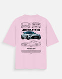 Mercedes Benz AMG GT Black Series Oversized T Shirt Luxury Sports Car Streetwear Tee
