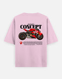 Ducati Streetfighter Concept Graphic Oversized T Shirt Premium Superbike Streetwear Cotton Rider Tee