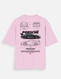 Porsche 911 GT3 RS Oversized T Shirt Premium Sports Car Streetwear Graphic Tee