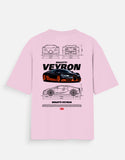Bugatti Veyron Oversized T Shirt Hypercar Streetwear Supercar Graphic Tee