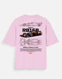 Red Bull RB16B Formula Racing Oversized T Shirt Motorsport Streetwear Graphic Tee