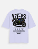 Yamaha YZF R3 Monster Energy Oversized T Shirt Racing Bike Graphic Streetwear Tee