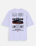 Bugatti Veyron Oversized T Shirt Hypercar Streetwear Supercar Graphic Tee