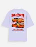 Toyota Supra Triple Gen Oversized T Shirt JDM Sports Car Streetwear Graphic Tee