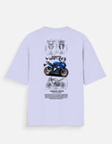 Yamaha YZF R1 Oversized T Shirt Superbike Graphic Streetwear Racing Motorcycle Tee