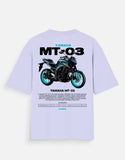 Yamaha MT 03 Oversized T Shirt Premium Naked Bike Graphic Streetwear Cotton Rider Tee