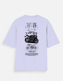 Yamaha YZF R1 Black Oversized T Shirt Superbike Graphic Streetwear Racing Motorcycle Tee