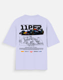 Red Bull RB20 Formula Racing Oversized T Shirt F1 Motorsport Graphic Streetwear Tee