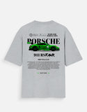 Porsche 911 RS Rawr Oversized T Shirt Drift Club Streetwear Graphic Tee