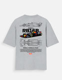 Red Bull RB16B Formula Racing Oversized T Shirt Motorsport Streetwear Graphic Tee