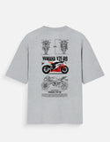Yamaha YZF R6 Oversized T Shirt Superbike Graphic Streetwear Racing Bike Tee