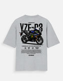 Yamaha YZF R3 Monster Energy Oversized T Shirt Racing Bike Graphic Streetwear Tee
