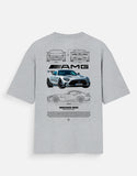 Mercedes Benz AMG GT Black Series Oversized T Shirt Luxury Sports Car Streetwear Tee