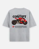 Ducati Streetfighter Concept Graphic Oversized T Shirt Premium Superbike Streetwear Cotton Rider Tee