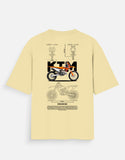 KTM 250 EXC Graphic Oversized T Shirt Premium Dirt Bike Motocross Streetwear Cotton Rider Tee