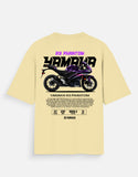 Yamaha R3 Phantom Oversized T Shirt Anime Racing Sports Bike Graphic Streetwear Tee