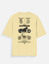 Harley Davidson FXDR Blueprint Graphic Oversized T Shirt Premium Cruiser Biker Streetwear Cotton Tee