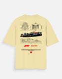 Formula 1 Red Bull Racing Oversized T Shirt F1 Car Graphic Motorsport Streetwear Tee