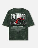 Honda CB1000R Neo Sports Cafe Motorcycle Acid Wash Oversized T Shirt Streetfighter Bike Graphic Streetwear Tee