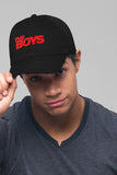 The Boys Embroidery Baseball Cap Bold Typography Streetwear Black Adjustable Cotton Dad Hat Unisex Graphic Cap