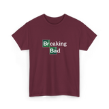 Breaking Bad Style Chemistry Graphic T Shirt Black Minimal Periodic Table Typography 35 Br 56 Ba Design Science Streetwear Unisex Cotton Tee