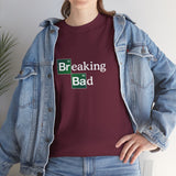 Breaking Bad Style Chemistry Graphic T Shirt Black Minimal Periodic Table Typography 35 Br 56 Ba Design Science Streetwear Unisex Cotton Tee