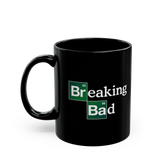 Breaking Bad Coffee Mug Heisenberg Logo Typography Ceramic Mug Black White Premium Printed Cup Gift for Fans