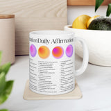 Daily Affirmation Coffee Mug Positive Quotes Mindset Manifestation Self Love Motivation Inspirational Typography Aesthetic Ceramic Mug