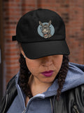 Funny Donkey Embroidery Baseball Cap Cartoon Smiling Donkey Face Black Adjustable Cotton Dad Hat Streetwear Unisex Gift
