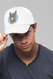 Funny Donkey Embroidery Baseball Cap Cartoon Smiling Donkey Face Black Adjustable Cotton Dad Hat Streetwear Unisex Gift