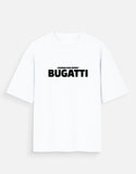 Bugatti Chiron Pur Sport Oversized T Shirt Hypercar Blueprint Graphic Luxury Supercar Streetwear Tee