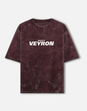 Bugatti Veyron Blueprint Acid Wash Oversized T Shirt Hypercar Supercar Graphic Streetwear Tee