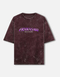 Kawasaki ZX10R Trick Star Acid Wash Oversized T Shirt Superbike Racing Graphic Streetwear Tee
