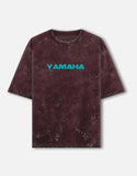 Yamaha MT03 Acid Wash Oversized T Shirt Naked Bike Graphic Streetwear Motorcycle Rider Tee