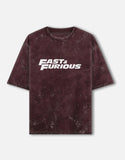 Fast And Furious Nissan Skyline GTR R34 Acid Wash Oversized T Shirt JDM Racing Streetwear Graphic Tee