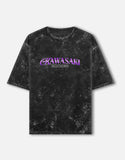 Kawasaki ZX10R Trick Star Acid Wash Oversized T Shirt Superbike Racing Graphic Streetwear Tee