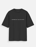 Porsche 718 Cayman GT4 RS Oversized T Shirt Sports Car Graphic Streetwear Tee