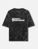 Fast And Furious Nissan Skyline GTR R34 Acid Wash Oversized T Shirt JDM Racing Streetwear Graphic Tee