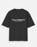 Tesla Cybertruck Oversized T Shirt Futuristic Electric Truck Graphic Streetwear Tee