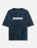 Yamaha MT07 Acid Wash Oversized T Shirt Naked Bike Graphic Streetwear Motorcycle Rider Tee